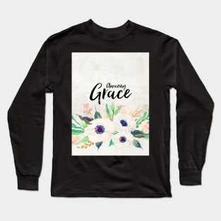 Amazing Grace Floral Long Sleeve T-Shirt